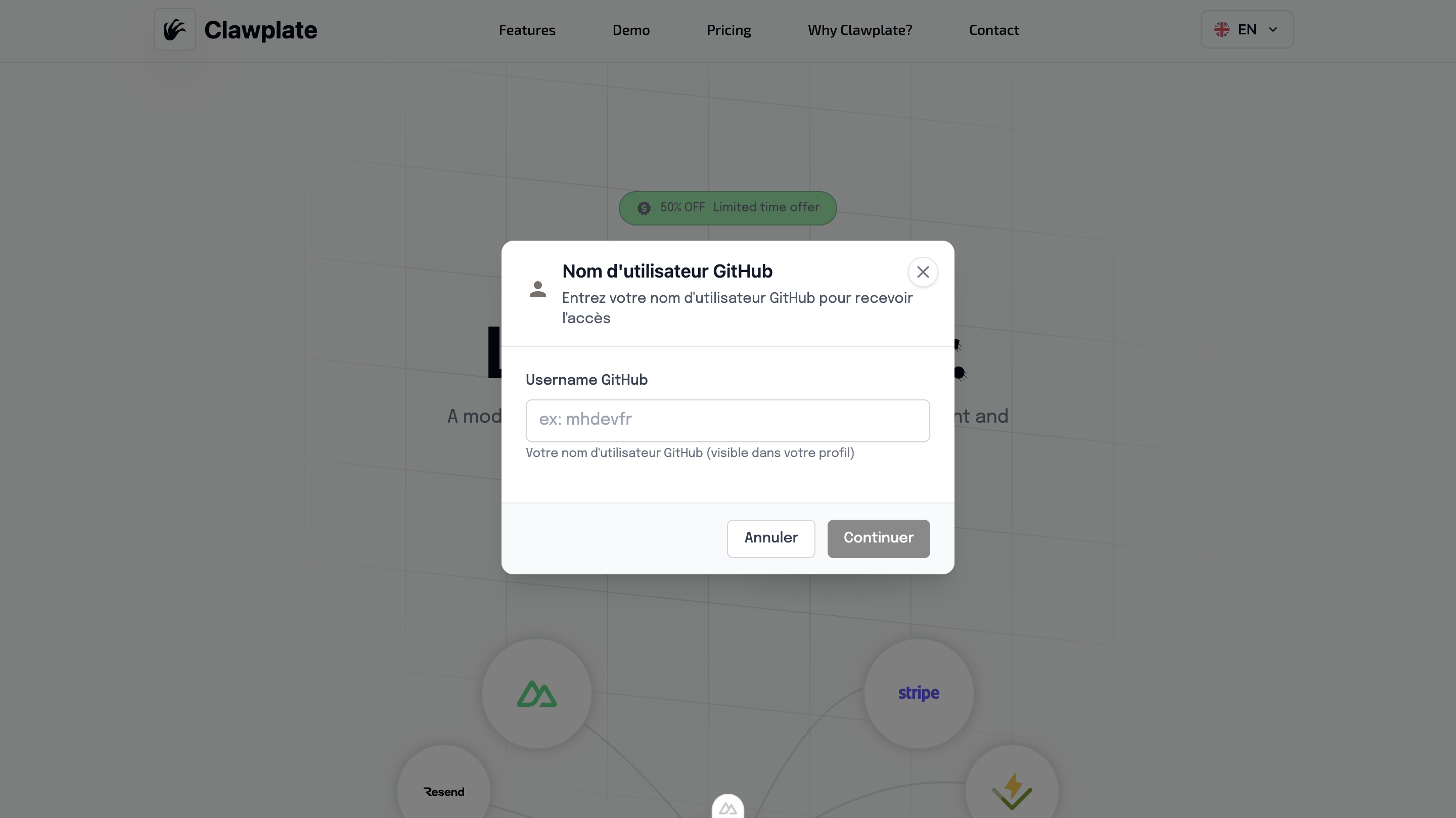 Alert Modal Component Preview